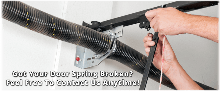 Broken Garage Door Spring Fishers